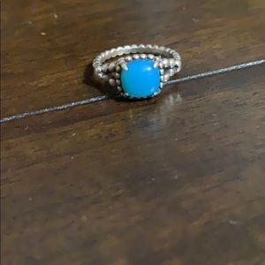 Pandora blue ring